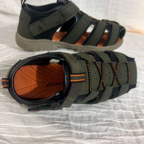 Eddie Bauer Boys Kids Toddler Edmund 10M Sandals Outdoor Green Closed Toe Shoes - Picture 7 of 10